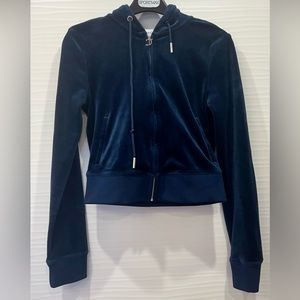 Juicy Couture OG Big Bling Velour Hoodie